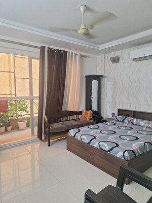 Bedroom in 4 BHK Builder Floor at Ansal API Esencia, Sector 67 – for Rent