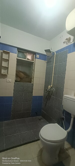 Bathroom in 3 BHK Apartment at Santvani Tower, Borivali West – for Rent