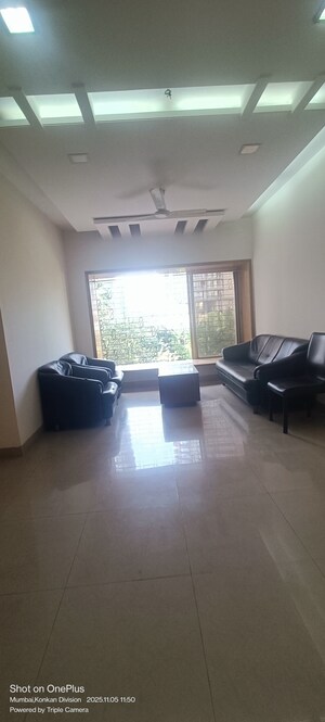 Living Room in 3 BHK Apartment at Santvani Tower, Borivali West – for Rent