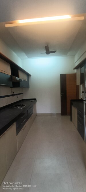 Kitchen in 3 BHK Apartment at Santvani Tower, Borivali West – for Rent