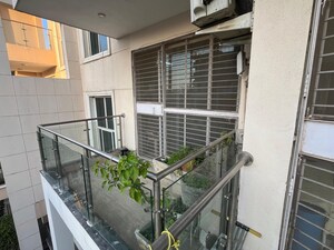 Balcony in 3 BHK Apartment at Ansal API Esencia, Sector 67 – for Rent