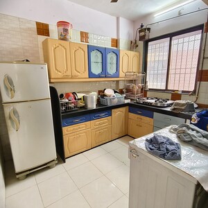 Kitchen in 2 BHK Apartment at Kshitij CHS, Goregaon East – for Rent