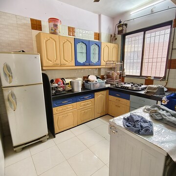 Kitchen in 2 BHK Apartment at Kshitij CHS, Goregaon East – for Rent