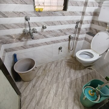 Bathroom in 2 BHK Apartment at Kshitij CHS, Goregaon East – for Rent