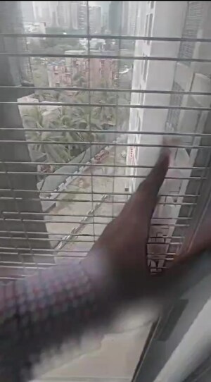 Staircase in 3 BHK Apartment at NL Taksasila, Kandivali West – for Sale