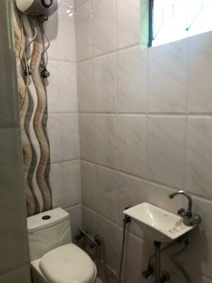 Bathroom in 2 BHK Apartment at Panchsheel Vihar – for Rent