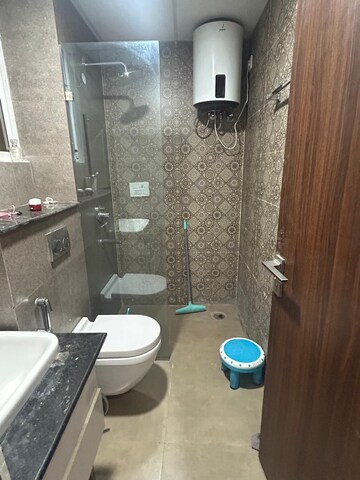 Bathroom in 3 BHK Apartment at Maya Green Lotus Saksham, International Airport Road – for Rent