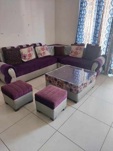 Living Room in 4 BHK Apartment at High Ground – for Rent