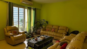 Living Room in 3.5 BHK Builder Floor at Emaar The Palm Drive-Palm Studios, Sector 66 – for Sale