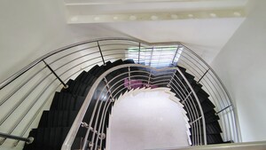 Staircase in 4 BHK Villa at Thanisandra – for Rent