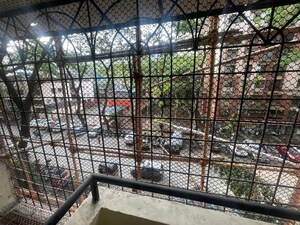 Balcony in 1 BHK Apartment at Hill Garden, Manpada – for Rent