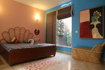 Living Room in 3 BHK Apartment at Greater Kailash I – for Rent