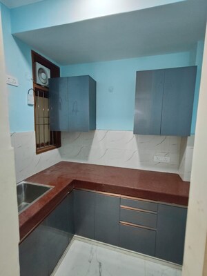 Kitchen in 3 BHK Builder Floor at Risland Sky Mansion, Chattarpur – for Rent