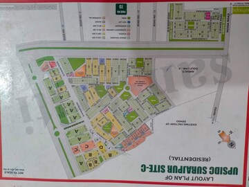  Plot – Map Location View at Upsidc Site C - for Sale