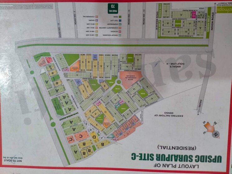 Map Location, upsidc site c  300 Sq.Yd. Plot In Upsidc Site C Greater Noida 9402041