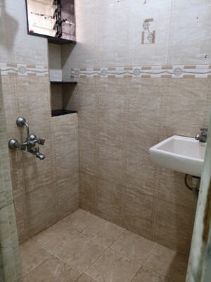 Bathroom in 1 BHK Apartment at Alaknanda CHS Nerul, Nerul Sector 19a – for Rent