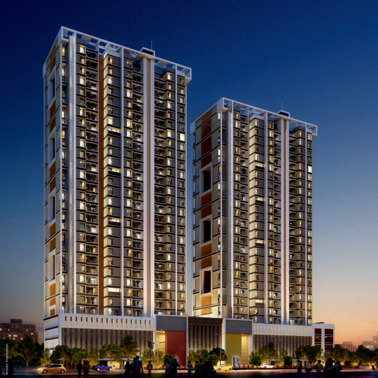 1.5 BHK + Extra Room 786 Sq.Ft. Builder Floor in HMS Coral