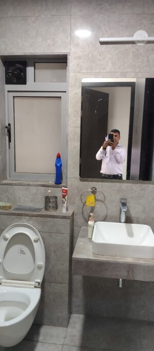 Bathroom in 2 BHK Apartment at Rustomjee Athena, Majiwada – for Sale