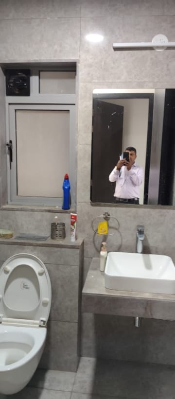 Bathroom in 2 BHK Apartment at Rustomjee Athena, Majiwada – for Sale