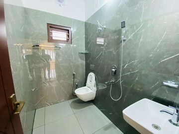 Bathroom in 3 BHK Builder Floor at Chattarpur – for Sale