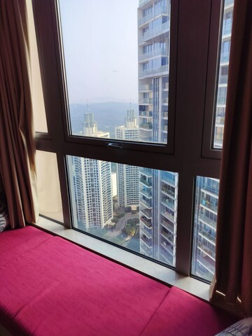 Balcony in 3 BHK Apartment at Oberoi Realty Exquisite, Goregaon East – for Rent