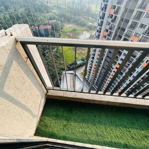 Balcony in 2 BHK Apartment at Shapoorji Pallonji Joyville, Bolinj – for Sale