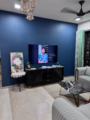 Living Room in 3 BHK Apartment at Lodha Sterling, Kolshet Road – for Sale