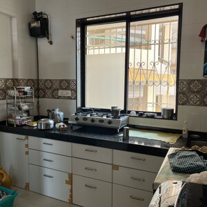 Kitchen in 2 BHK Apartment at Shivmandiri CHSL, Sanpada Sector 1 – for Rent