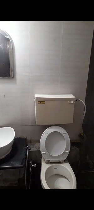 Bathroom in 3 BHK Apartment at Runwal Garden City, Balkum Pada – for Rent