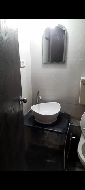 Bathroom in 3 BHK Apartment at Runwal Garden City, Balkum Pada – for Rent