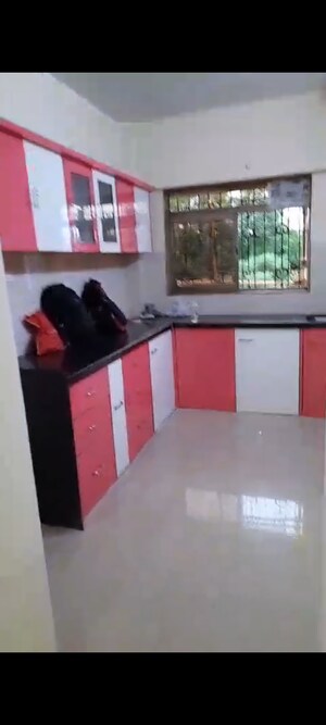 Kitchen in 3 BHK Apartment at Runwal Garden City, Balkum Pada – for Rent
