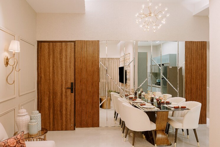 Dining area, satre-happynest 1 Bedroom 420 Sq.Ft. Apartment In Kanjurmarg East Mumbai 9402785