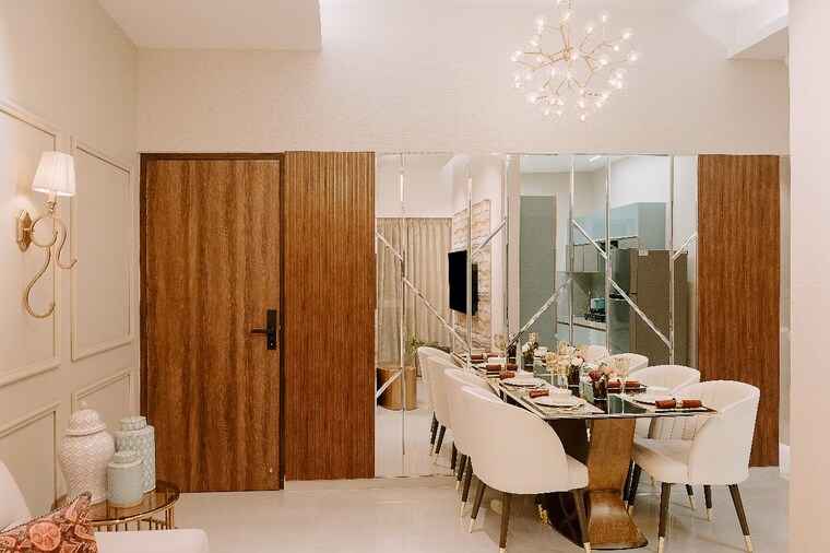 Dining area, satre-happynest 1 Bedroom 420 Sq.Ft. Apartment In Kanjurmarg East Mumbai 9402785