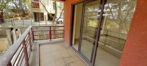 Balcony in 3 BHK Apartment at Mahindra Woods Pinnacle, Wakad – for Rent