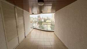 Balcony in 4 BHK Apartment at Khar West – for Rent