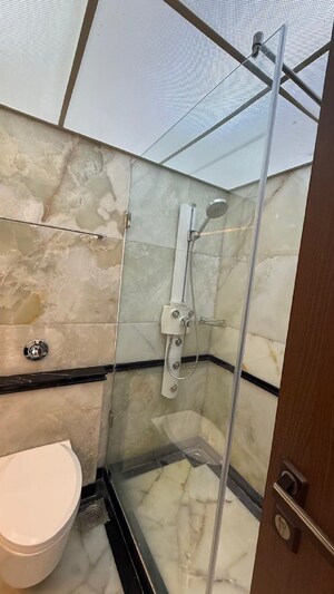 Bathroom in 4 BHK Apartment at Khar West – for Rent