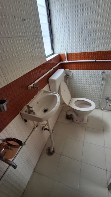Bathroom in 2 BHK Apartment at Ramkrishna Paradise, Dhayari – for Rent