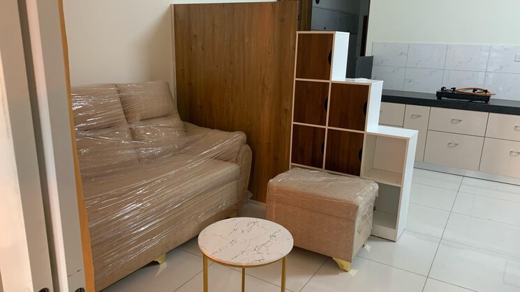 Living Room, kolte-patil-life-republic 1 Bedroom 450 Sq.Ft. Apartment In Hinjewadi Pune 9403271