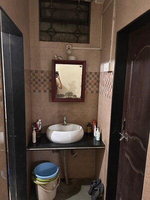 Bathroom in 1 BHK Independent House at Tyagi Hadapsar, Hadapsar – for Rent