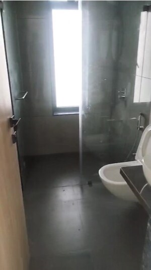 Bathroom in 3 BHK Apartment at Roodraksh Golf Walk, Chembur – for Rent