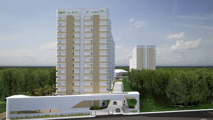 Exterior View, vian-one80 2 Bedroom 1382 Sq.Ft. Apartment In Kollur Hyderabad 9403663