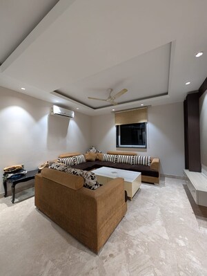 Living Room in 3 BHK Builder Floor at Bali Nagar – for Rent