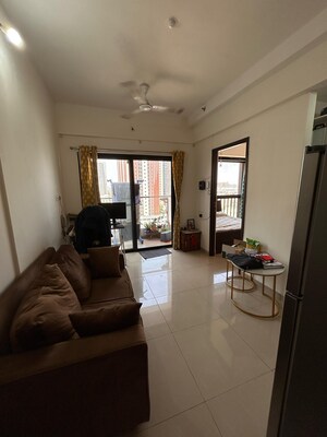 Living Room in 1 BHK Apartment at Duville Riverdale, Kharadi – for Sale