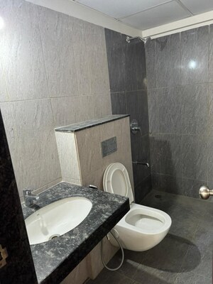Bathroom in 3 BHK Apartment at Gera World of Joy, Kharadi – for Rent