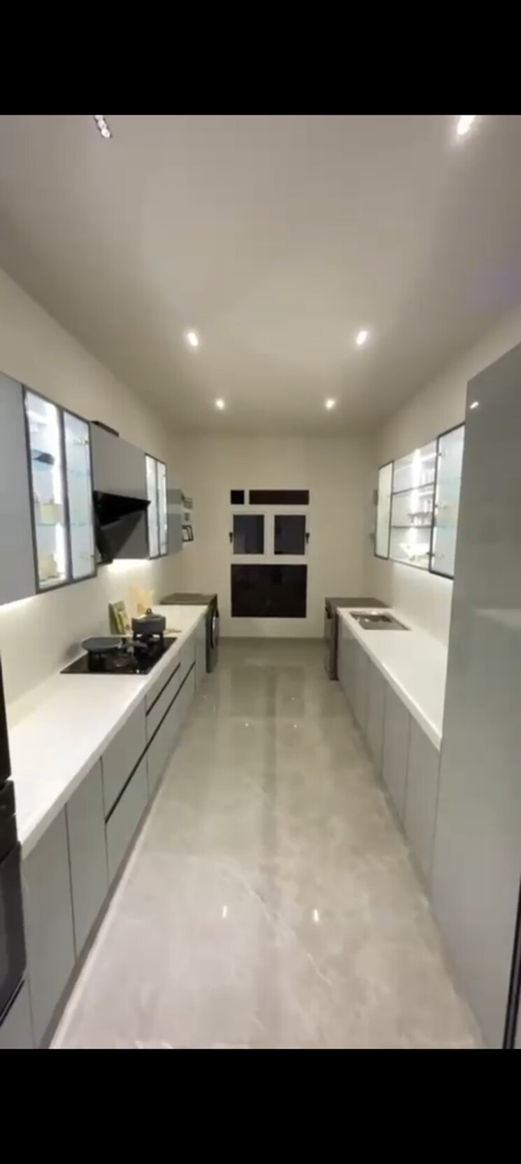 Kitchen, lnt-evara-heights 3 Bedroom 1215 Sq.Ft. Builder Floor In Panch Pakhadi Thane 9403796