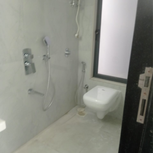Bathroom in 2 BHK Apartment at Oxford Navrang Navkar, Shri Nagar – for Rent