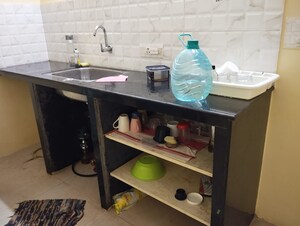 Kitchen in 1 BHK Apartment at Vagator – for Rent