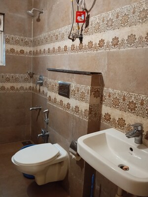 Bathroom in 1 BHK Apartment at Vagator – for Rent