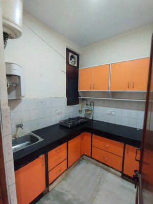 Kitchen in 2 BHK Builder Floor at Malviya Nagar – for Sale