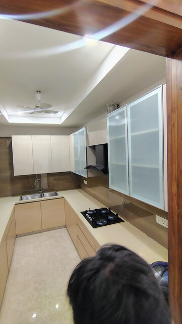 Kitchen in 4 BHK Builder Floor at DLF City Gurgaon, Sector 27 – for Rent